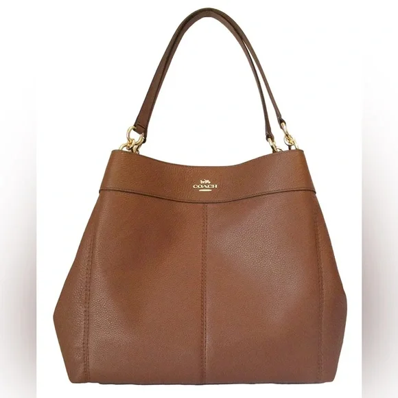 NWT Coach, pebbled, leather large, Lexy shoulder bag - Picture 1 of 14